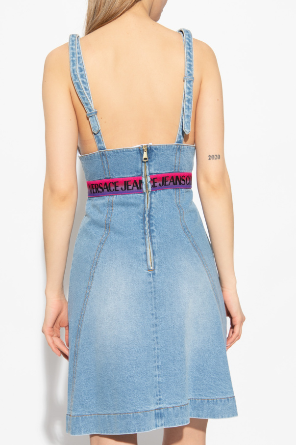 Blue Denim dress Versace Jeans Couture